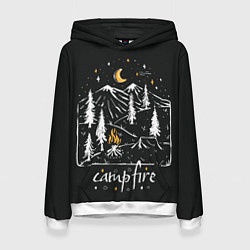 Женская толстовка Костер