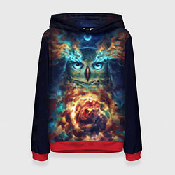 Женская толстовка Сова Космос