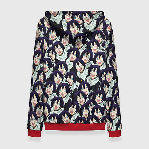 Женская толстовка ЯТО БЕЗДОМНЫЙ БОГ / 3D-Красный – фото 2