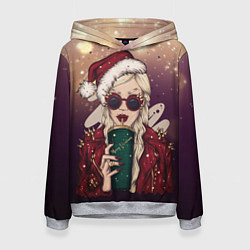 Женская толстовка Снегурка