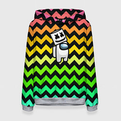 Женская толстовка Among Us Marshmello