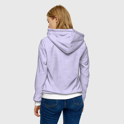 Женская толстовка Among Us / 3D-Белый – фото 4