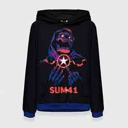 Женская толстовка Sum 41 череп