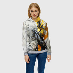 Толстовка-худи женская DESTINY, WARLOCK, цвет: 3D-меланж — фото 2