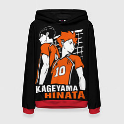 Женская толстовка Haikyuu Hinata Kageyama