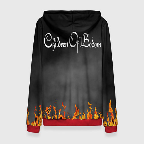 Женская толстовка Children of Bodom / 3D-Красный – фото 2