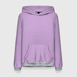 Женская толстовка Глициниевый цвет без рисунка
