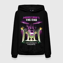 Толстовка-худи женская Minecraft THE END, цвет: 3D-черный