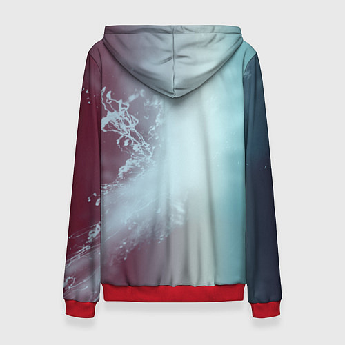 Женская толстовка Cyberpunk 2077 Джонни и Порш / 3D-Красный – фото 2