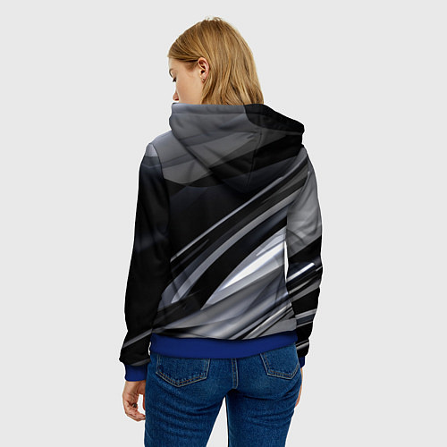 Женская толстовка Infiniti / 3D-Синий – фото 4