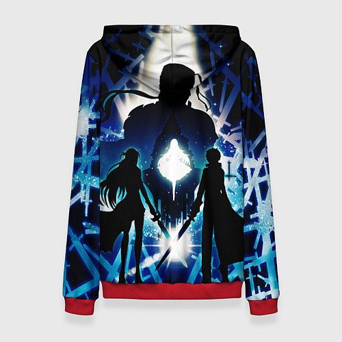 Женская толстовка Sword Art Online Кирито Асуна / 3D-Красный – фото 2