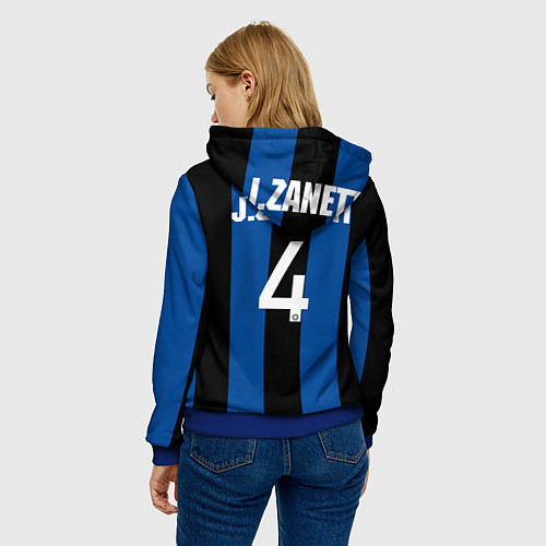 Женская толстовка Хавьер Дзанетти / 3D-Синий – фото 4
