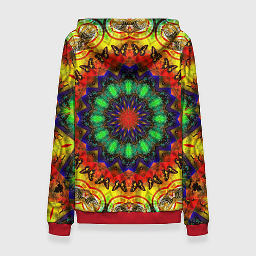 Женская толстовка Хиппи / 3D-Красный – фото 2