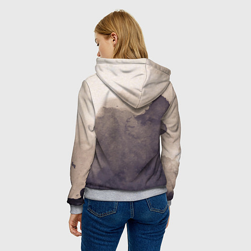 Женская толстовка Little / 3D-Меланж – фото 4