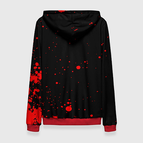 Женская толстовка WAKE THE F*** UP SAMURAI / 3D-Красный – фото 2