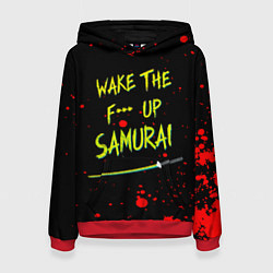 Женская толстовка WAKE THE F*** UP SAMURAI