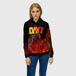 Толстовка-худи женская DAYZ ДЕЙЗИ, цвет: 3D-черный — фото 2