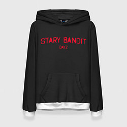 Толстовка-худи женская Stary Bandit, цвет: 3D-белый