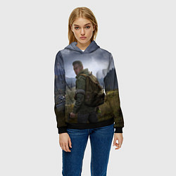 Толстовка-худи женская DAYZ POSTER ДЕЙЗИ ПОСТЕР Z, цвет: 3D-черный — фото 2