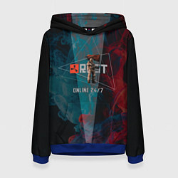 Женская толстовка RUST ALWAYS ONLINE РАСТ