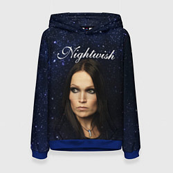 Толстовка-худи женская Nightwish Tarja Turunen Z, цвет: 3D-синий