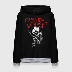 Толстовка-худи женская Cannibal Corpse 1, цвет: 3D-меланж