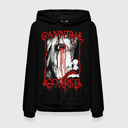 Толстовка-худи женская Cannibal Corpse 2, цвет: 3D-черный