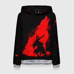 Толстовка-худи женская DARK SOULS ТЁМНЫЕ ДУШИ, цвет: 3D-меланж