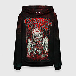 Толстовка-худи женская Cannibal Corpse, цвет: 3D-черный