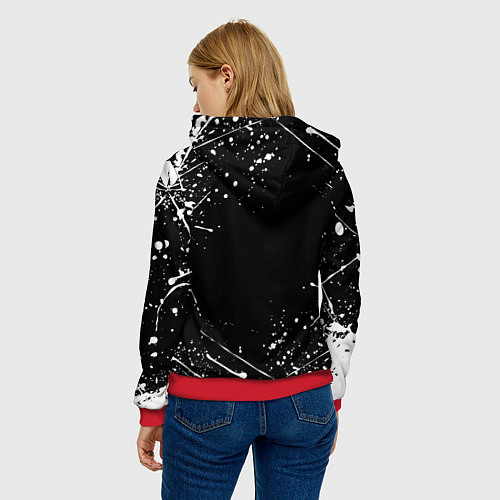 Женская толстовка GHOSTEMANE / 3D-Красный – фото 4