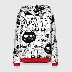 Женская толстовка Кошки