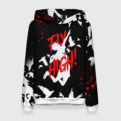 Женская толстовка HAIKYU ВОЛЕЙБОЛ