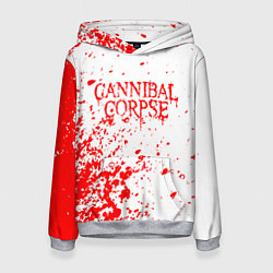 Толстовка-худи женская Cannibal corpse, цвет: 3D-меланж