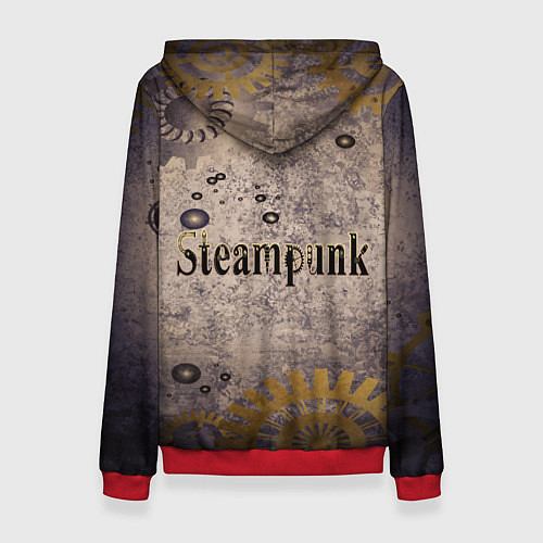 Женская толстовка Механическое сердце / 3D-Красный – фото 2