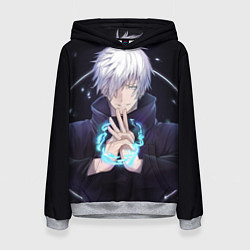 Женская толстовка ГОДЖО САТОРУ GOJO SATORU