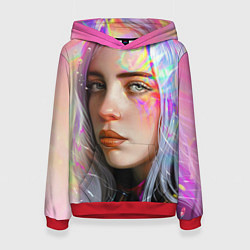 Толстовка-худи женская Billie Eilish, цвет: 3D-красный