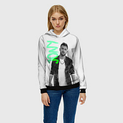 Толстовка-худи женская Jony music, цвет: 3D-черный — фото 2