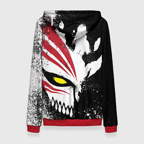 Женская толстовка БЛИЧ МАСКА BLEACH / 3D-Красный – фото 2