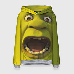 Женская толстовка Shrek is Yelling