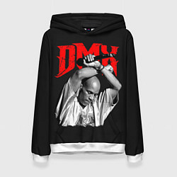 Толстовка-худи женская Legend DMX, цвет: 3D-белый