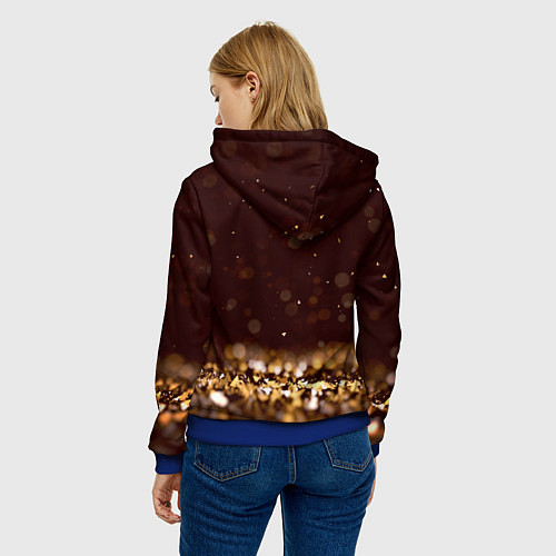 Женская толстовка Valheim мультяшный викинг / 3D-Синий – фото 4