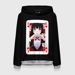 Женская толстовка Jabami Yumeko Безумный Азарт