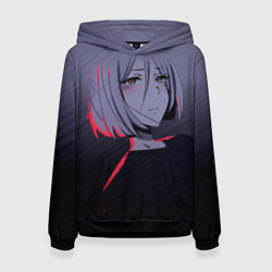 Женская толстовка Аниме Грустная