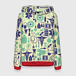 Женская толстовка Медицина Паттерн Z