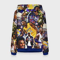 Толстовка-худи женская КОБИ БРАЙАНТ KOBE BRYANT, цвет: 3D-синий
