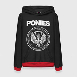 Женская толстовка Pony x Ramones