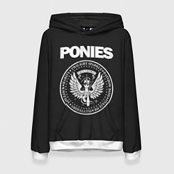 Женская толстовка Pony x Ramones