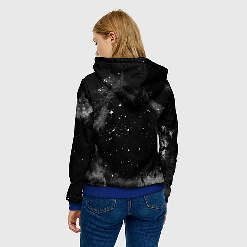 Женская толстовка Sides of Isaac / 3D-Синий – фото 4