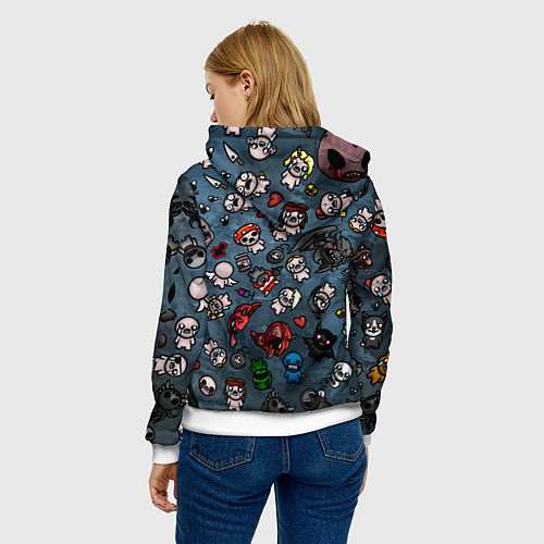 Женская толстовка Узор Исаака / 3D-Белый – фото 4