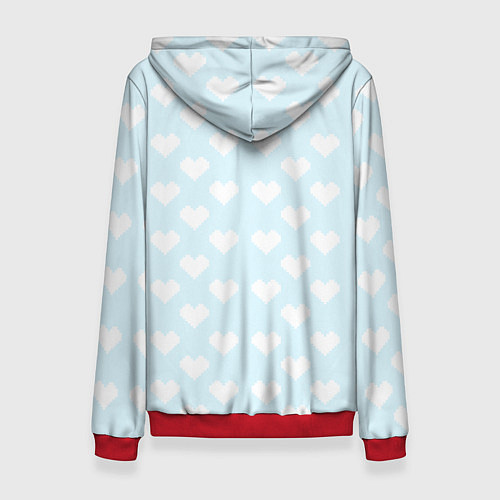 Женская толстовка Chibi Sayori / 3D-Красный – фото 2